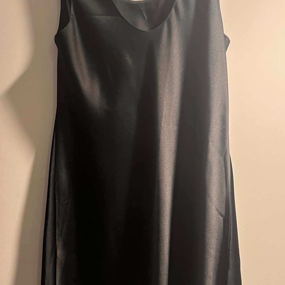 Sleek Black Tank Dress - Picture 3 of 4
